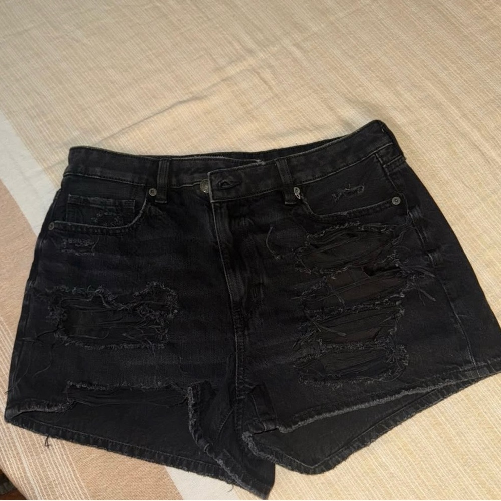 American Eagle Outfitters Black Jean Shorts